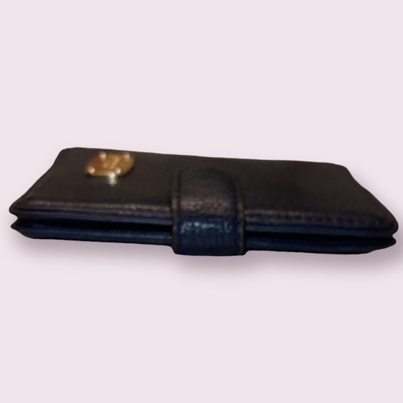 Michael Kors Midnight Blue Fold Button Wallet - Picture 11 of 11
